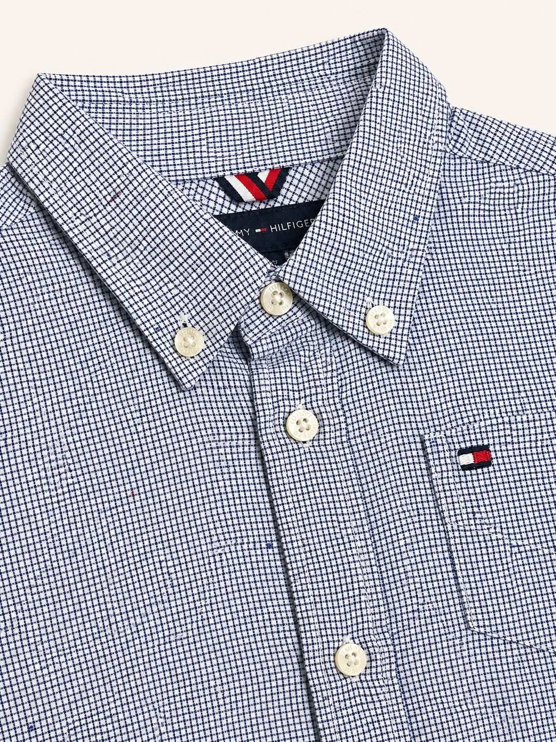 Camisa cuadros celestes - Miniatura 3
