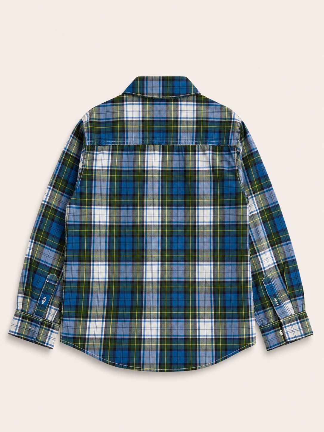 Camisa cuadros azul y verde - Miniatura 2