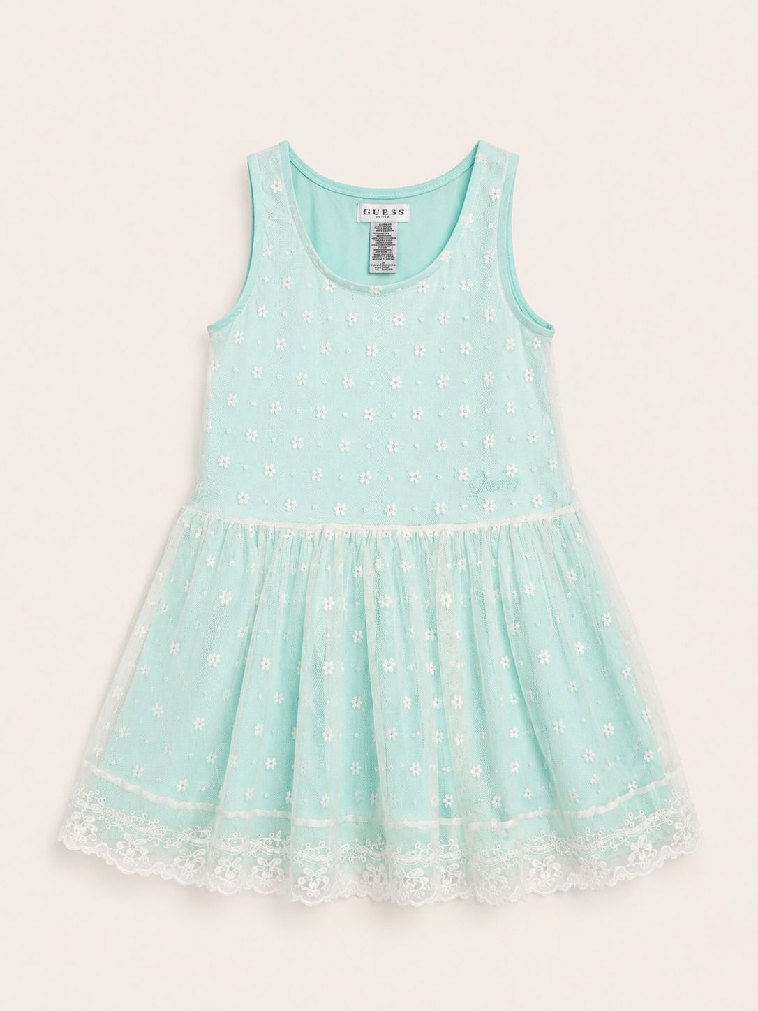 Vestido tul con flores