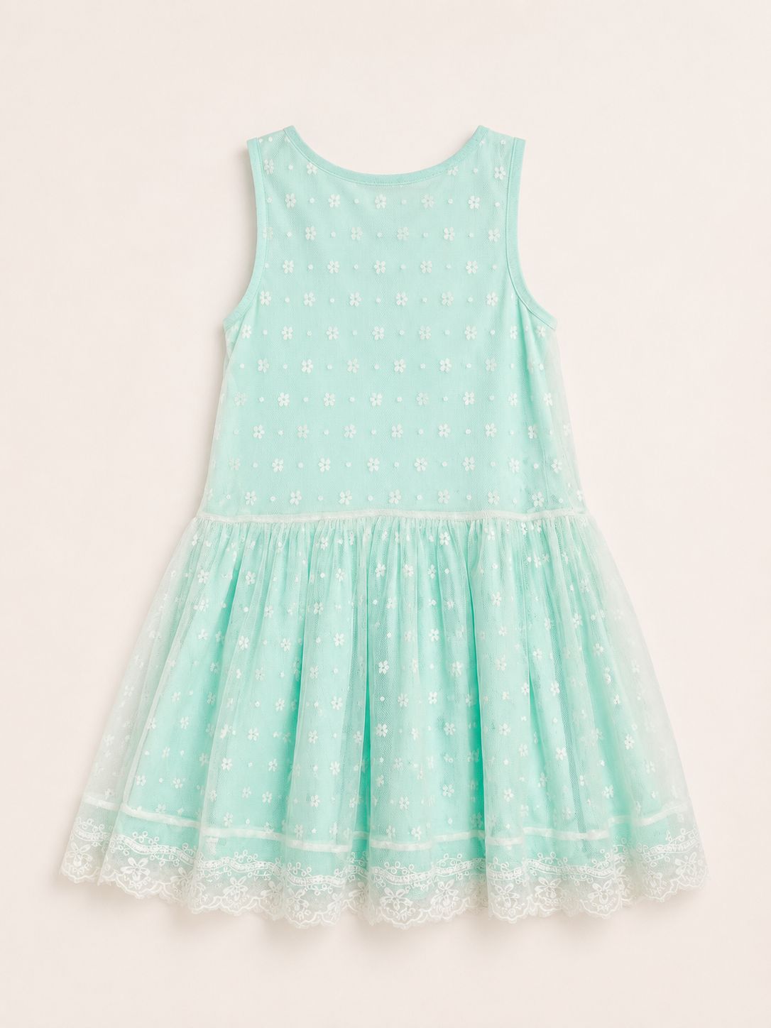 Vestido tul con flores - Miniatura 2