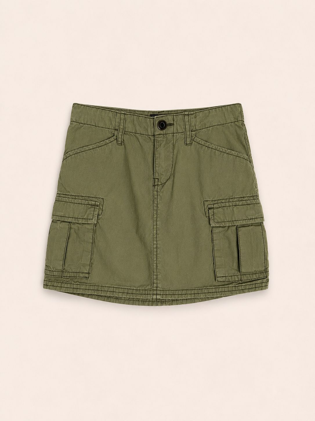 Falda verde militar