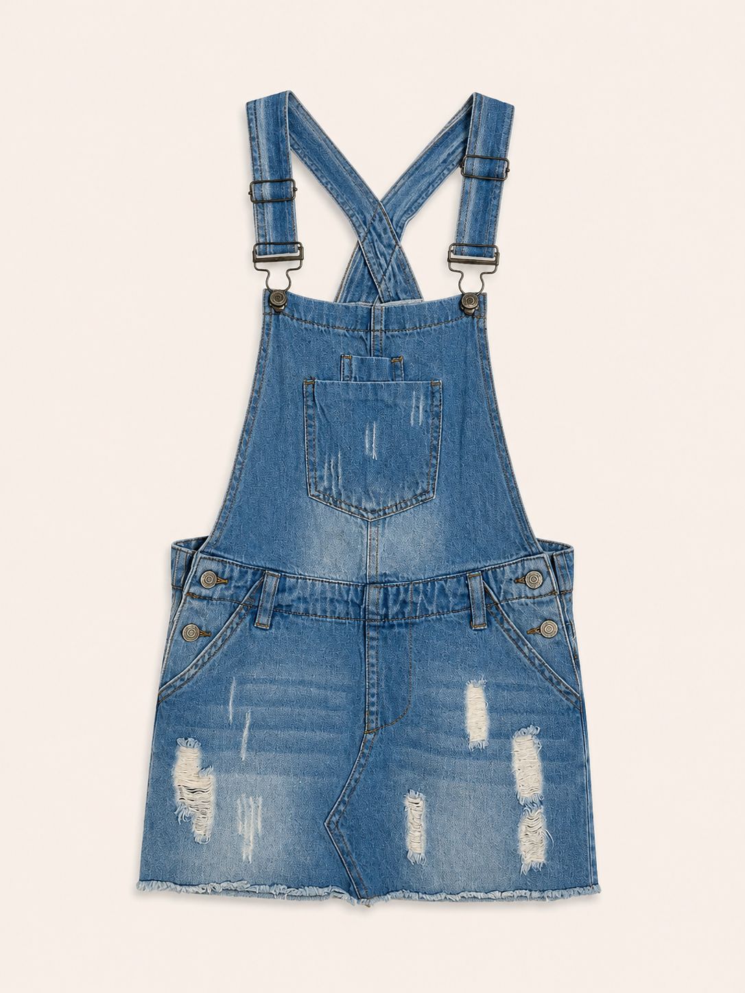 Jumper fald denim
