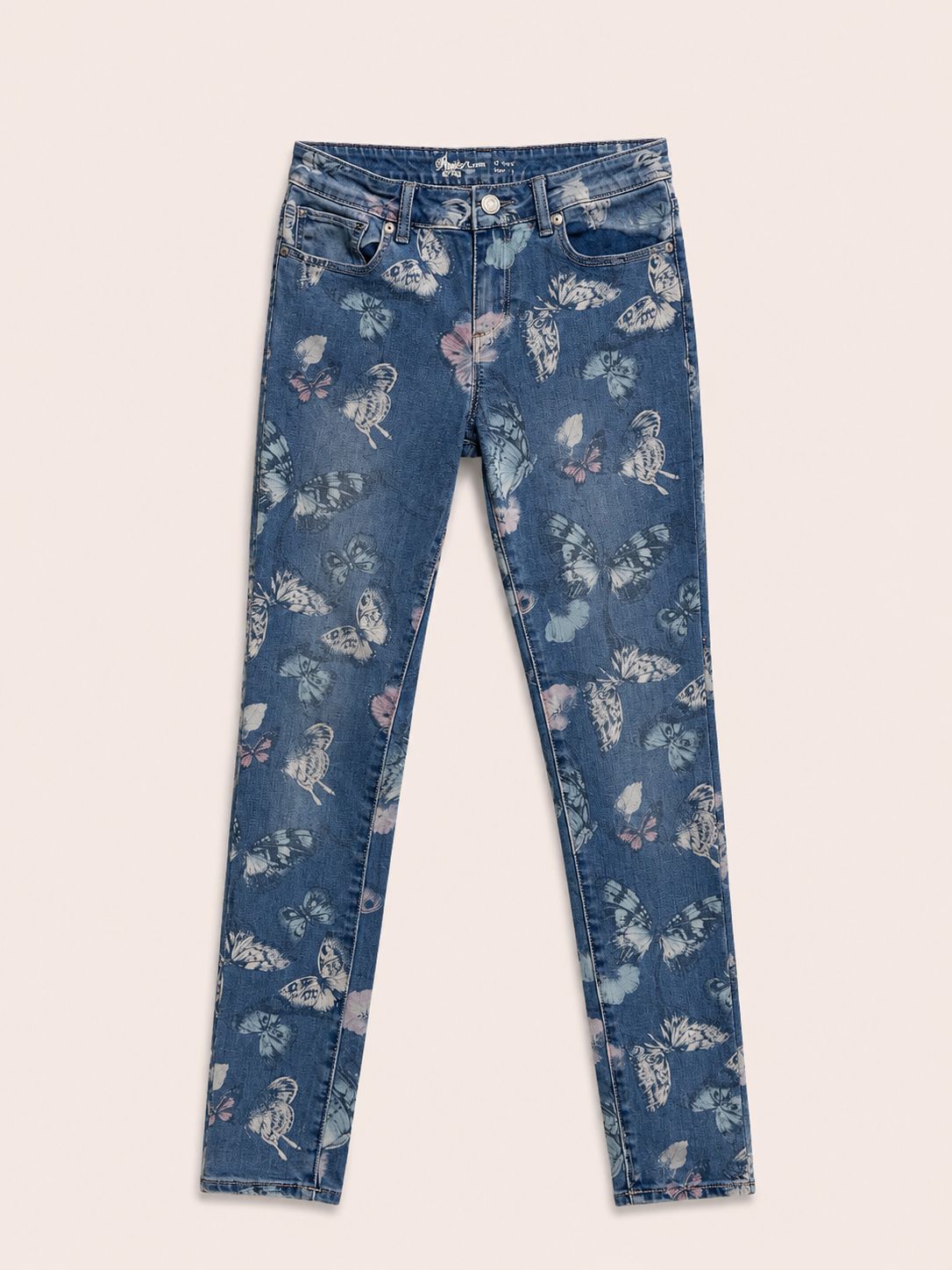 Jean print mariposas