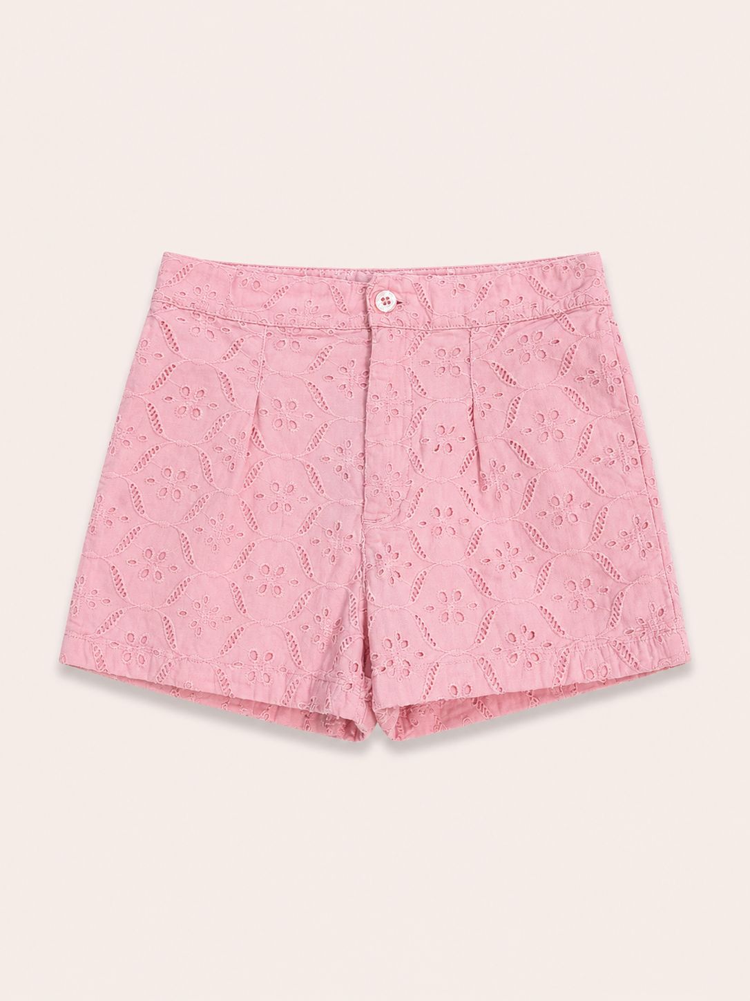 Short brodery rosado