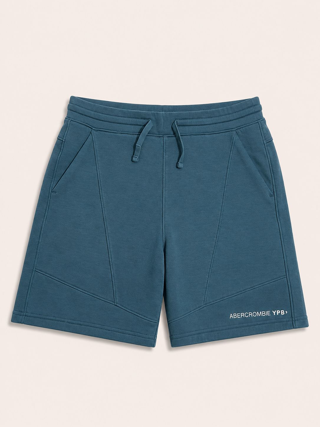 Short deportivo azul metálico
