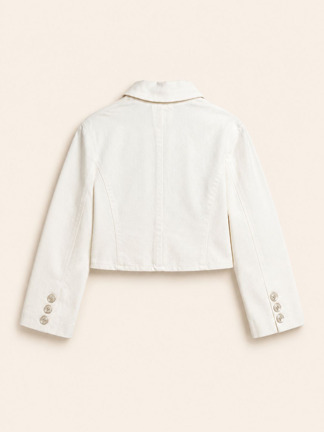 Saco crop blanco - Miniatura 2