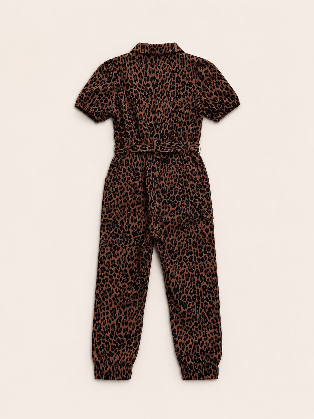 Enterizo animal print marron y negro - Miniatura 2