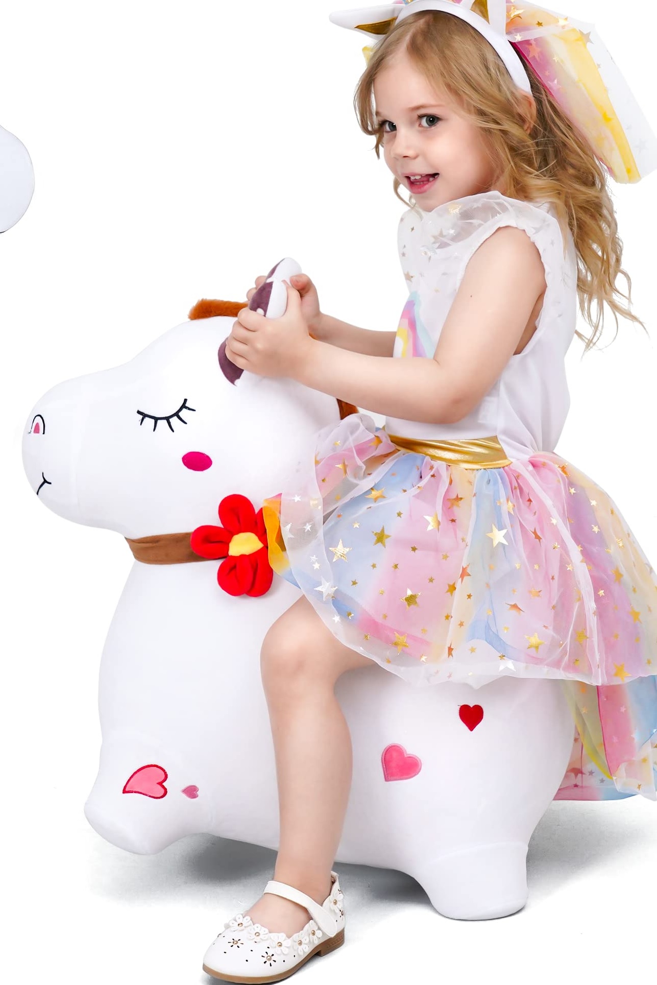 Caballo inflable saltarín - Miniatura 4