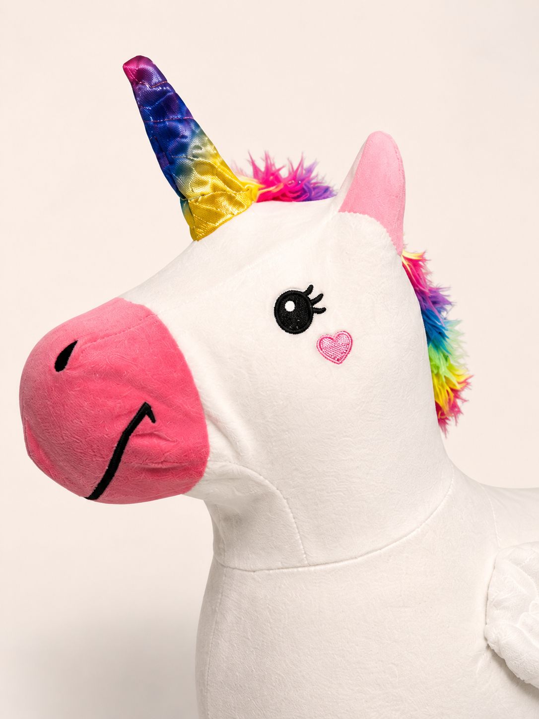 Unicornio saltarín inflable - Miniatura 3