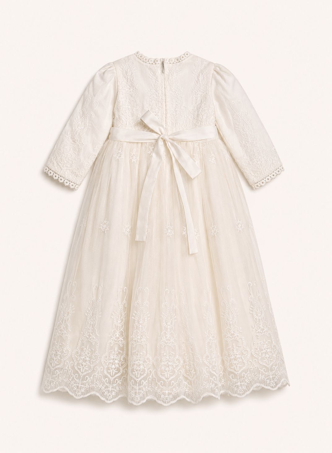 Vestido blanco tul con encaje - Miniatura 2