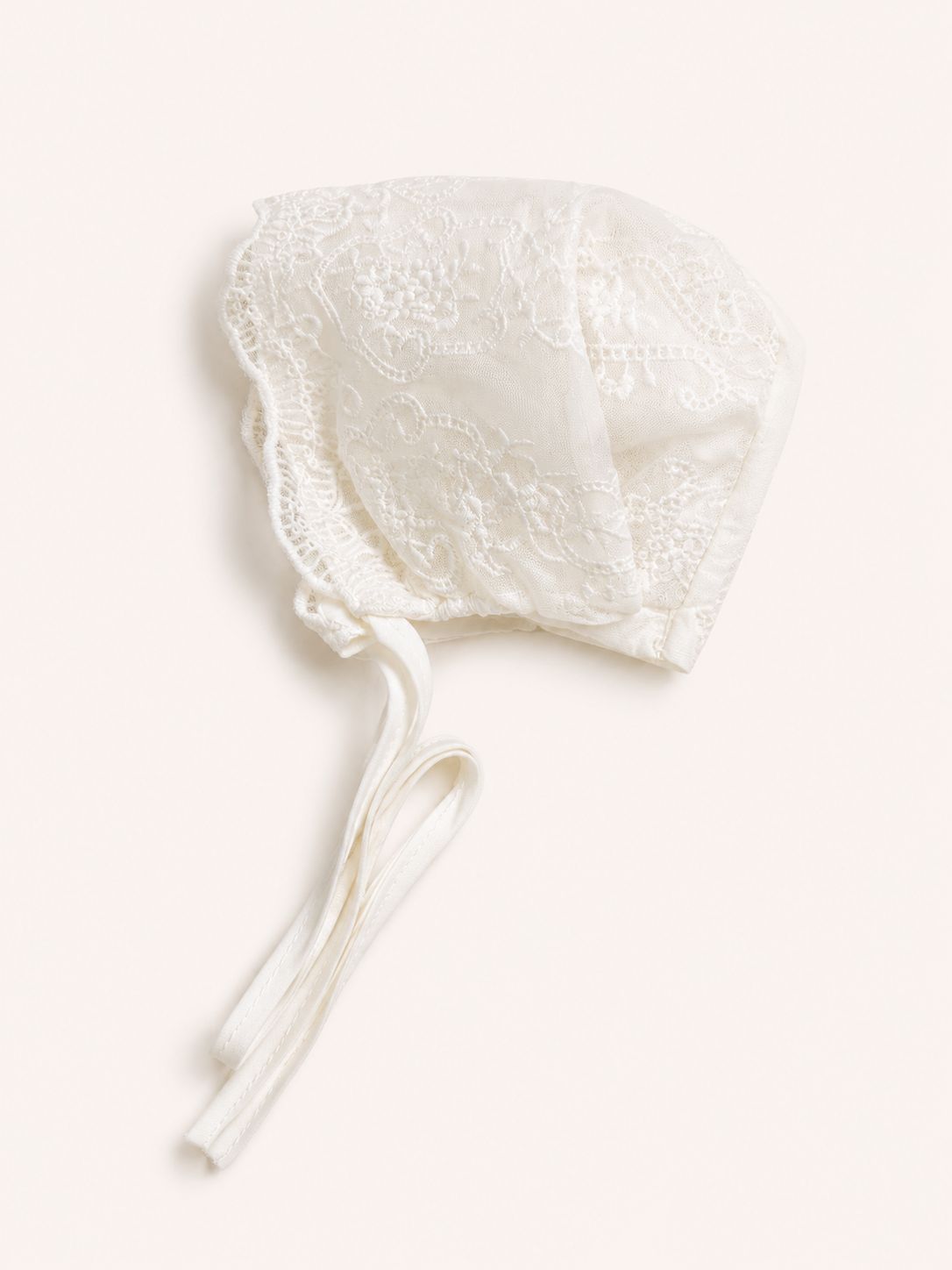 Vestido blanco tul con encaje - Miniatura 3
