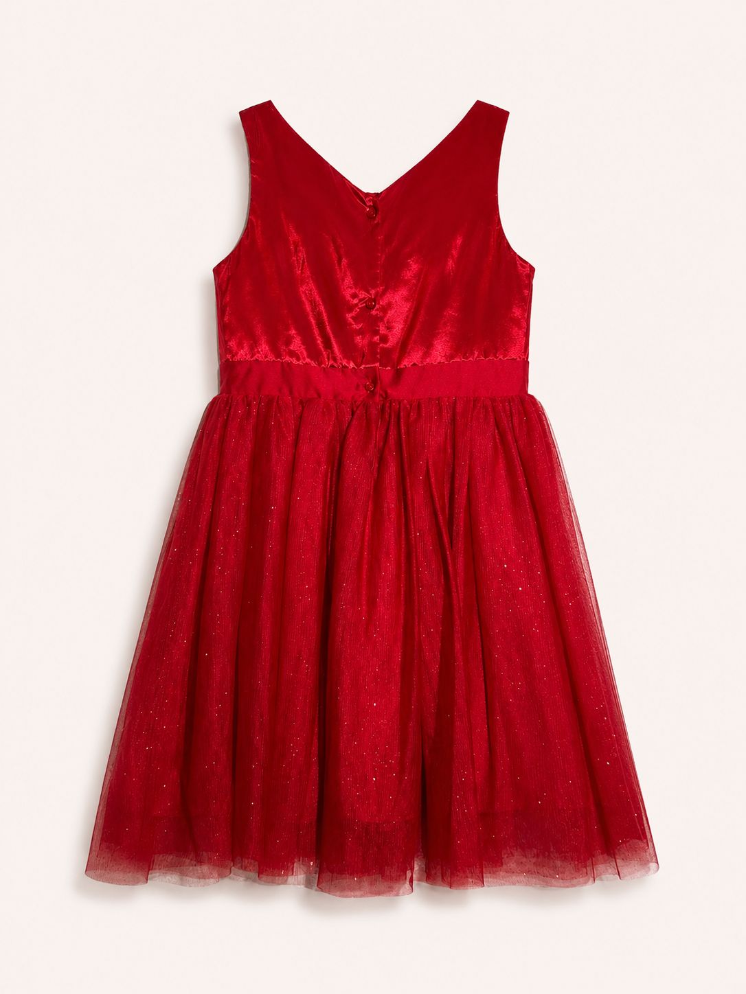 Vestido rojo brillos - Miniatura 2