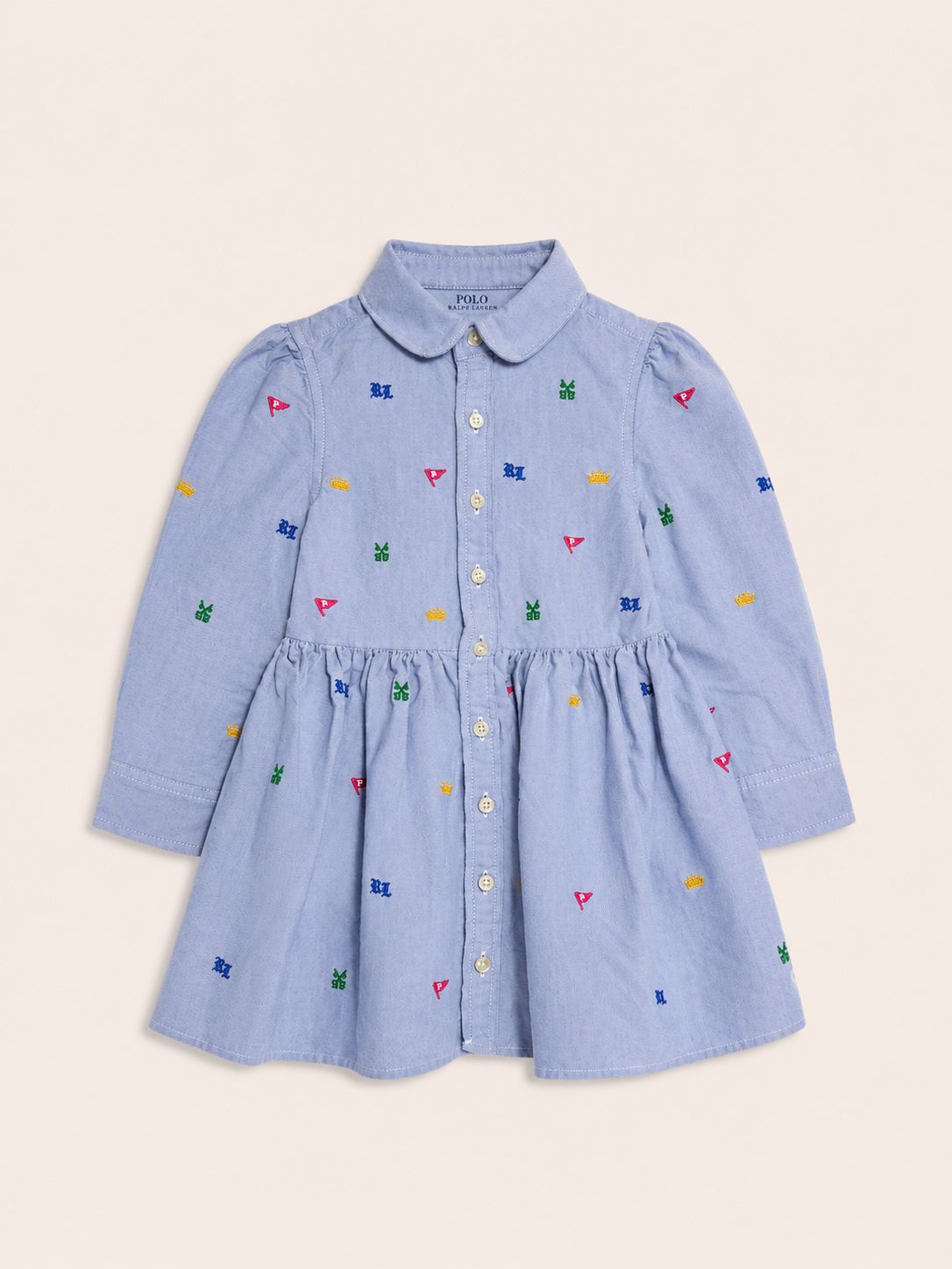 Vestido denim logos