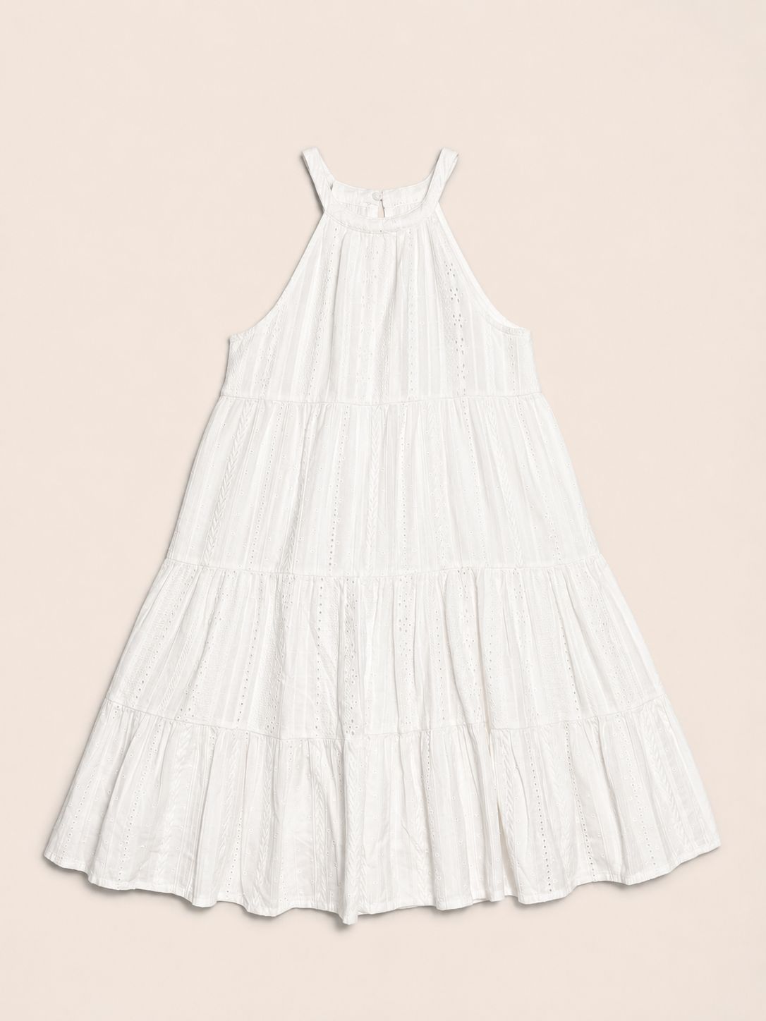 Vestido blanco broderi