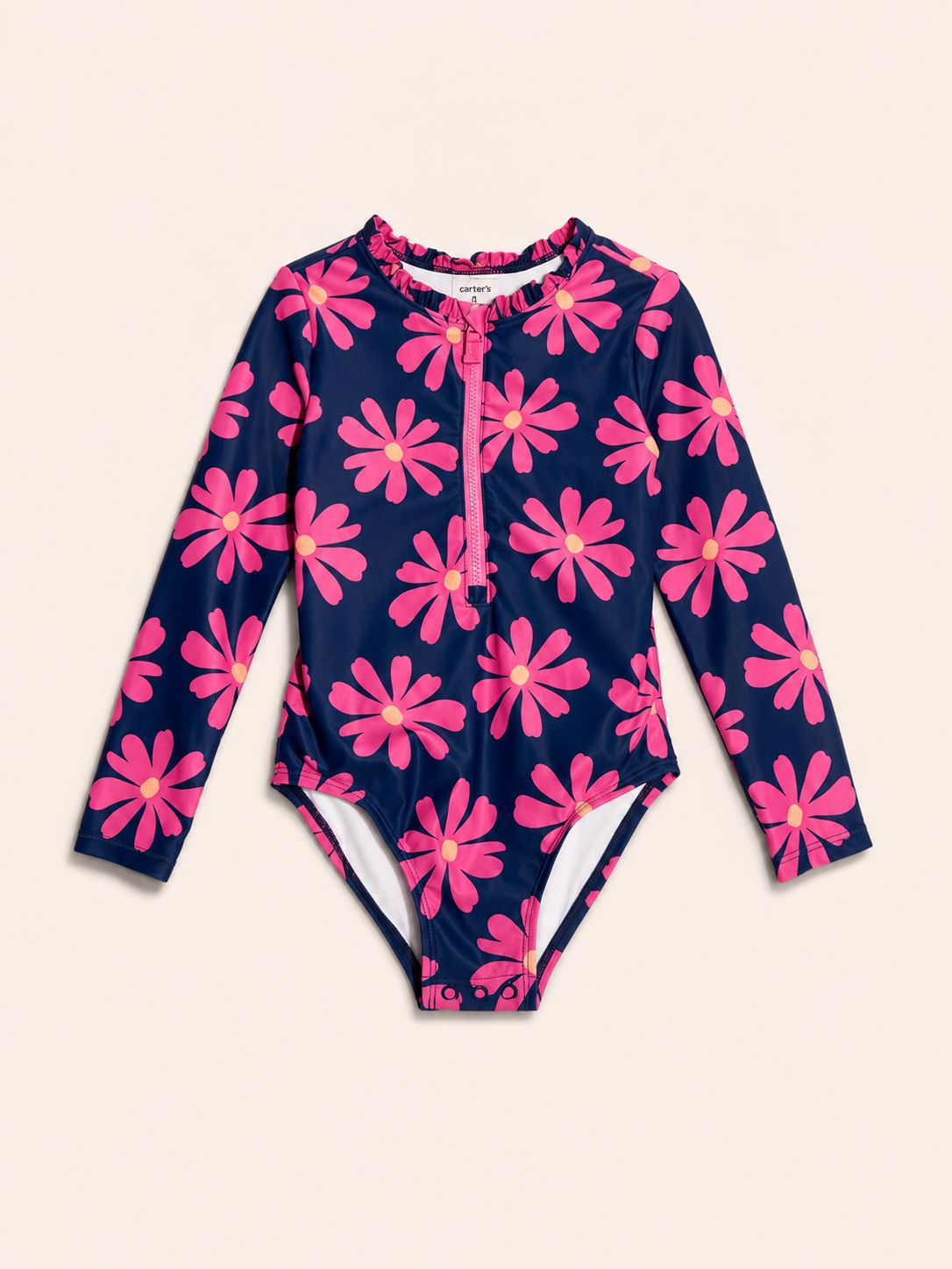 Ropa de baño flores fucsias