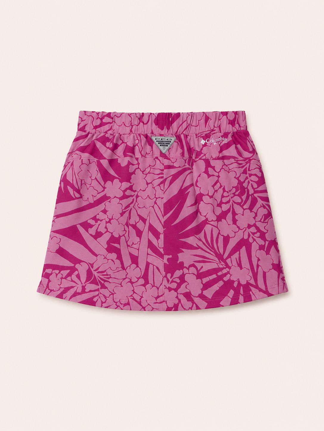 Falda short lila con flores - Miniatura 2