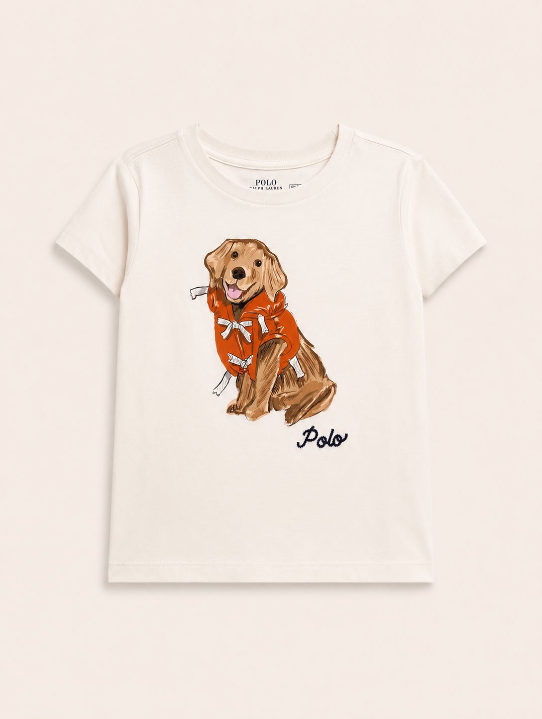 Polo blanco perrito