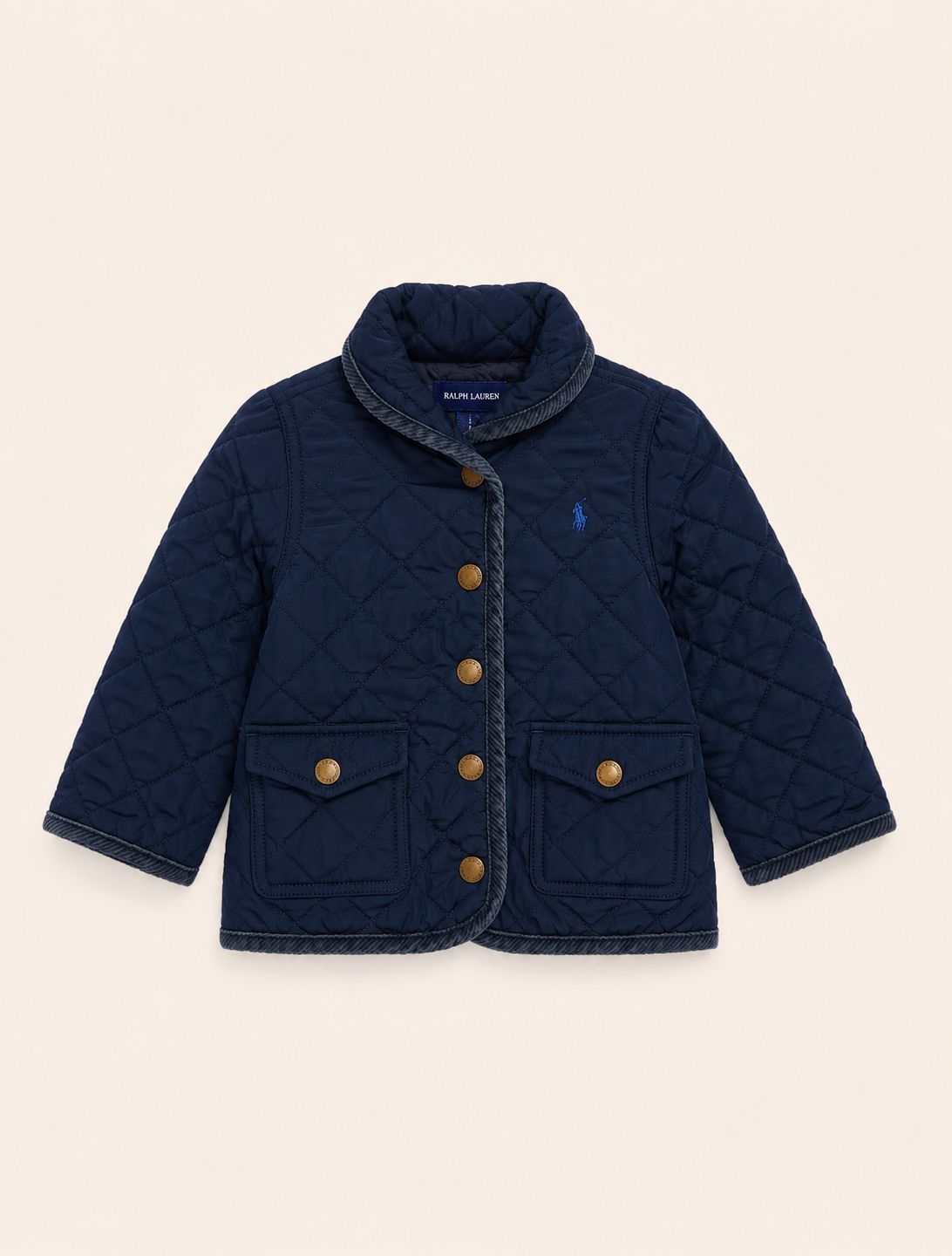 Chaqueta quilted azul