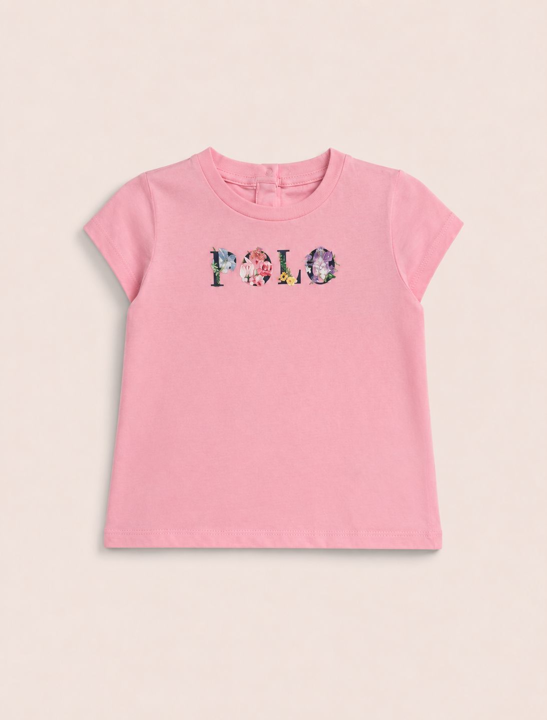 Polo rosado flores