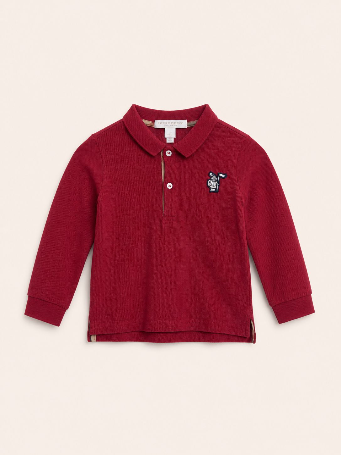 Polo pique rojo 