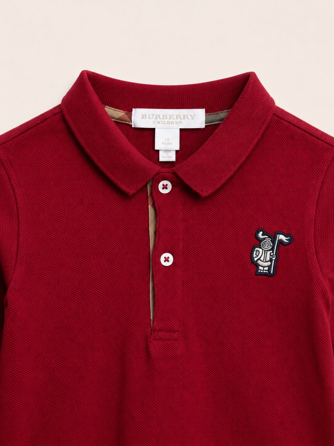 Polo pique rojo - Miniatura 3