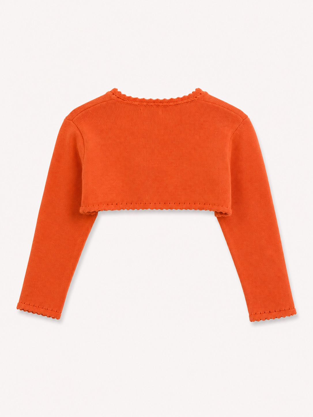 Bolero tejido naranja - Miniatura 2