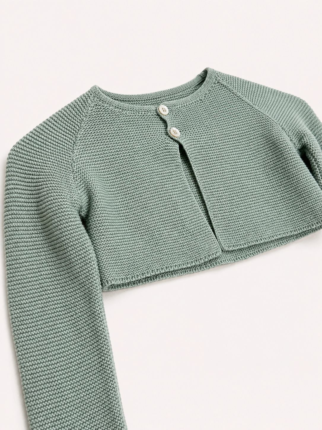 Bolero tejido verde menta - Miniatura 2