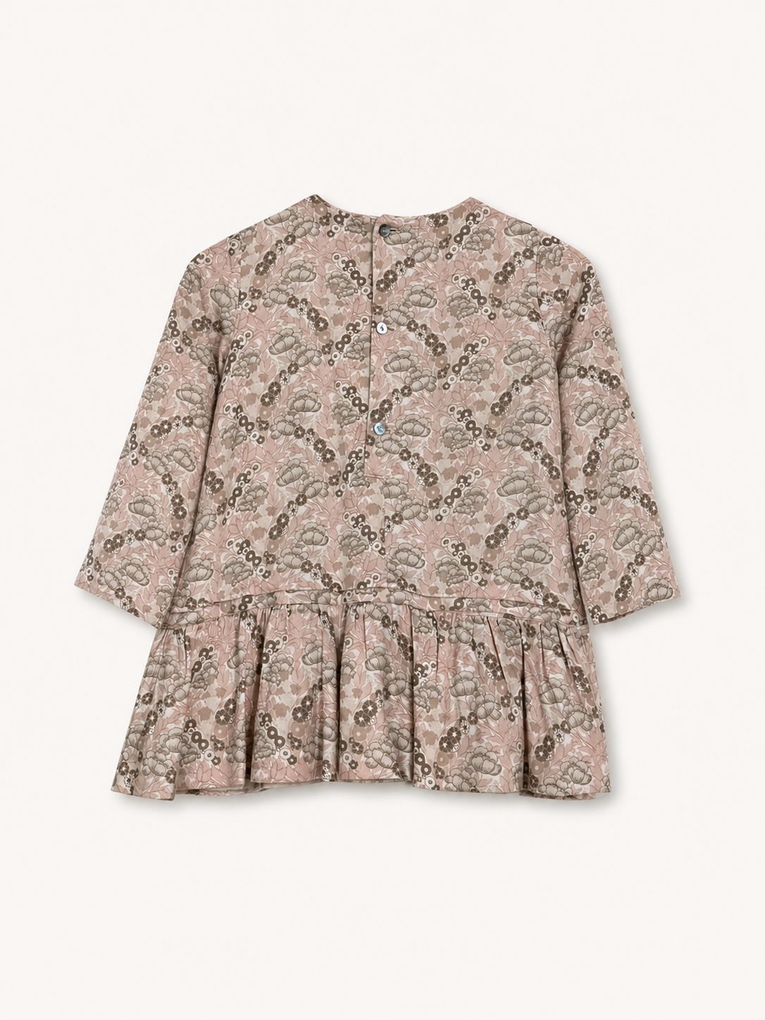 Vestido Hojas Rosa - Miniatura 2