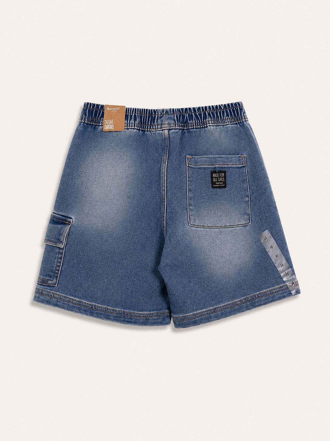 Short denim celeste - Miniatura 2