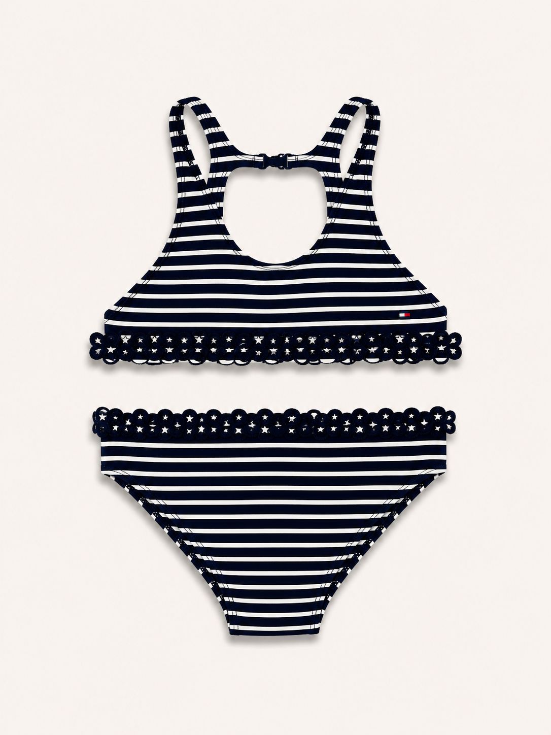 Bikini rayas azules y blancas